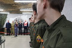 В Саратове в преддверии празднования 10-летия со дня образования Росгвардии и 215-летия формирования войск правопорядка состоялось торжественное открытие комнаты истории доблести и Славы