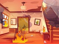 Пожар в квартире