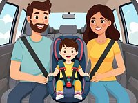 "Водитель, пристегни юного пассажира!"